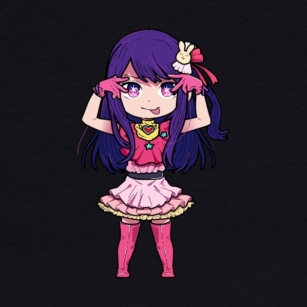 Oshi no Ko - Ai Chibi by Dokey4Artist